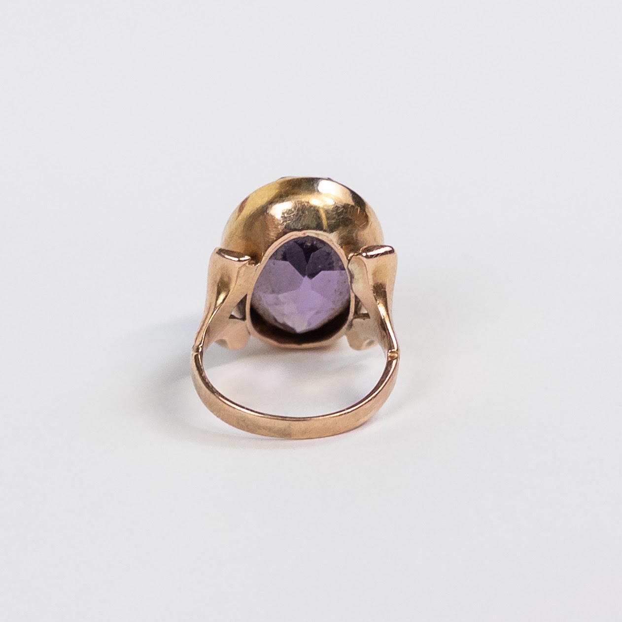 14K Gold and Amethyst Ring