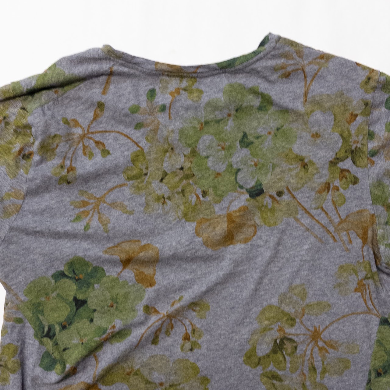 Gucci Cotton Floral Print T-Shirt