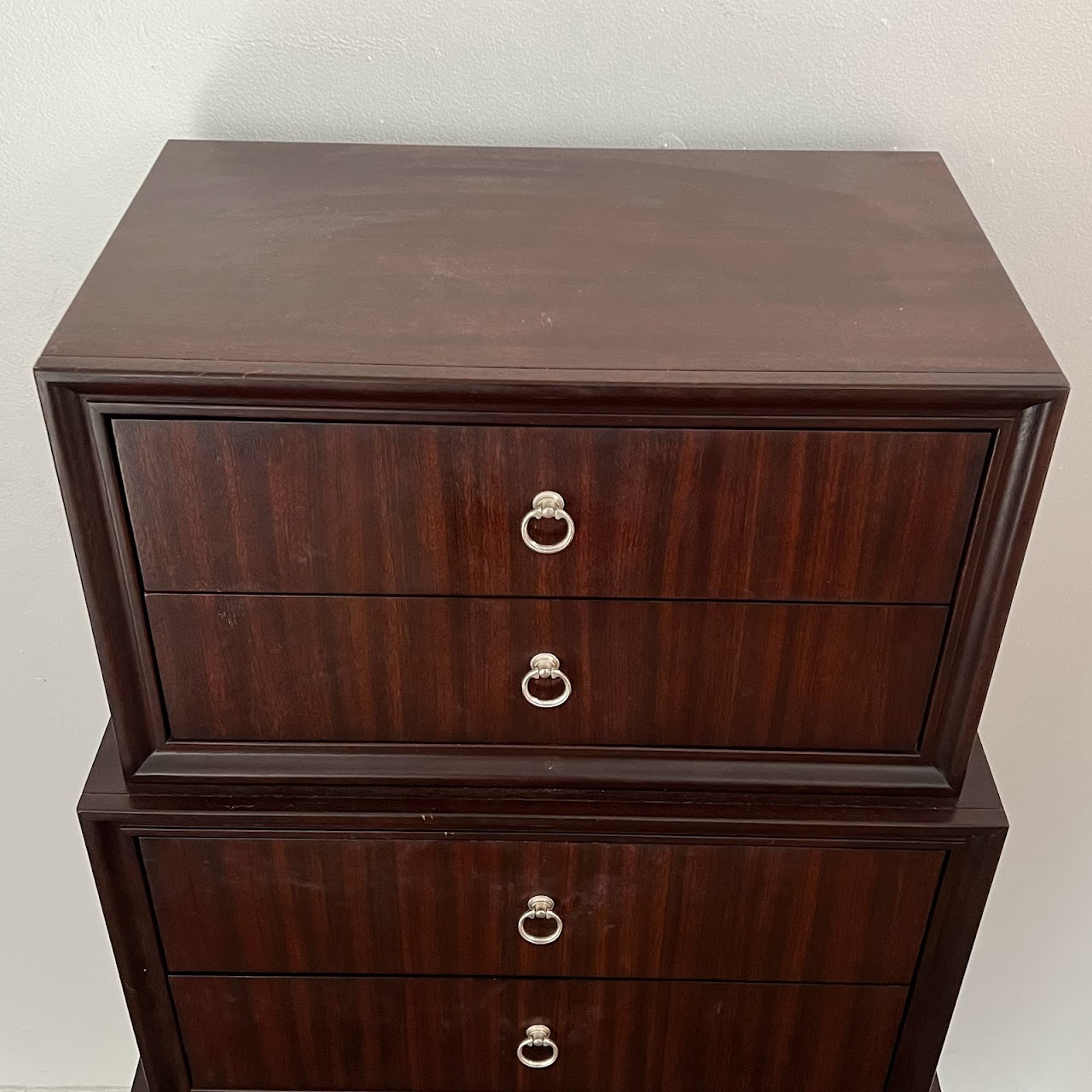 Ethan Allen Tiered Six-Drawer Highboy Dresser