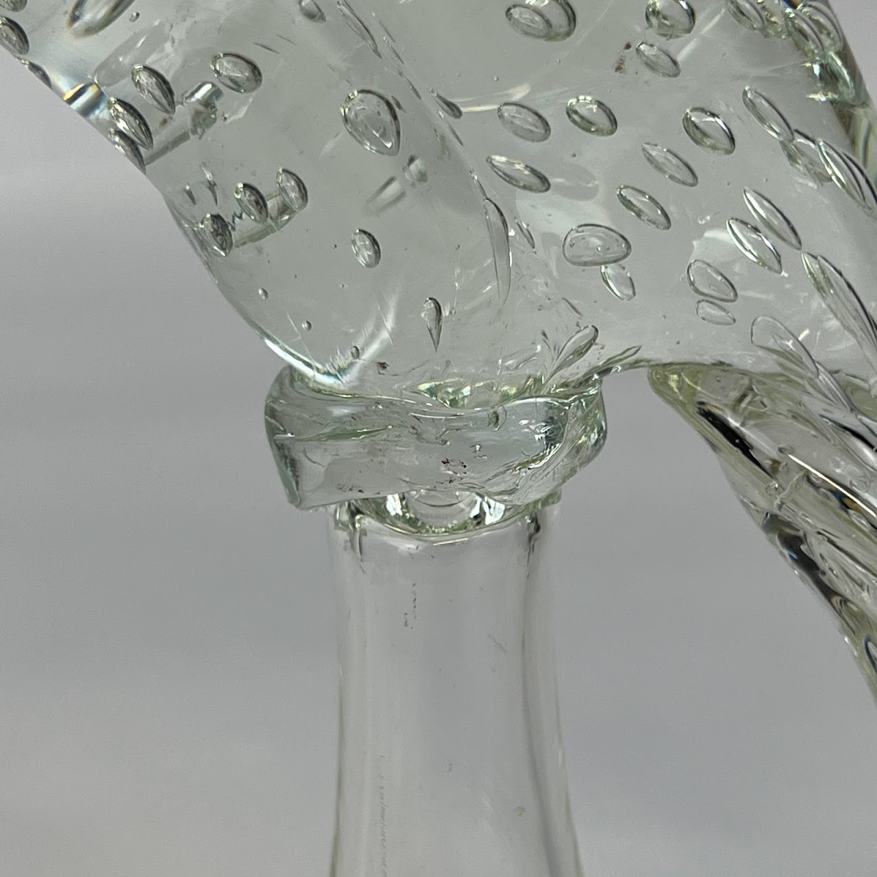 Art Glass Pheasant Statuette