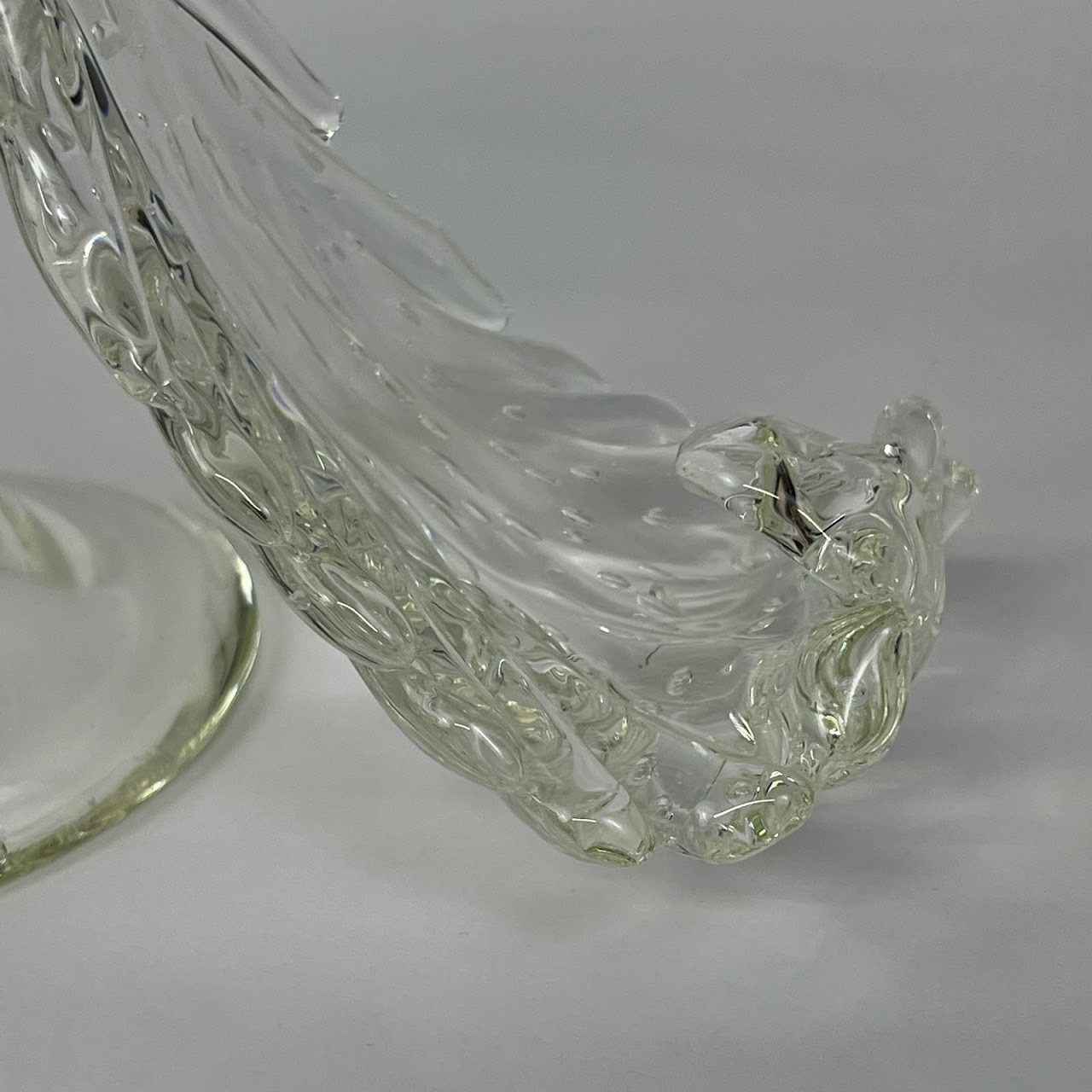 Art Glass Pheasant Statuette