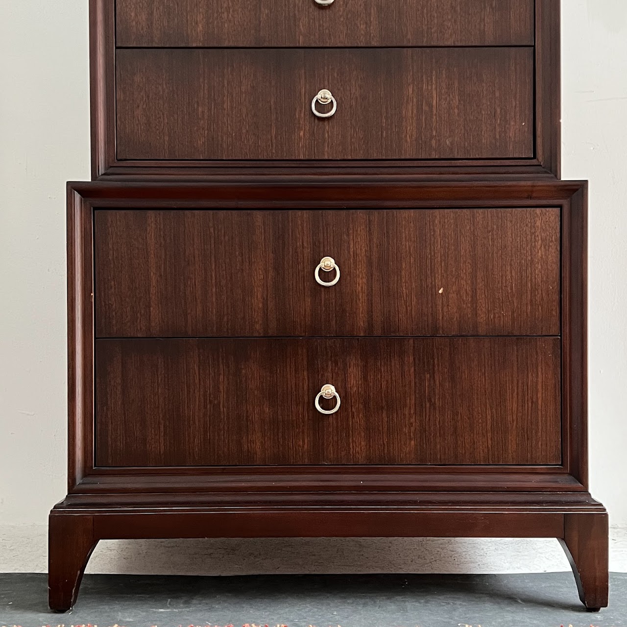 Ethan Allen Tiered Six-Drawer Highboy Dresser