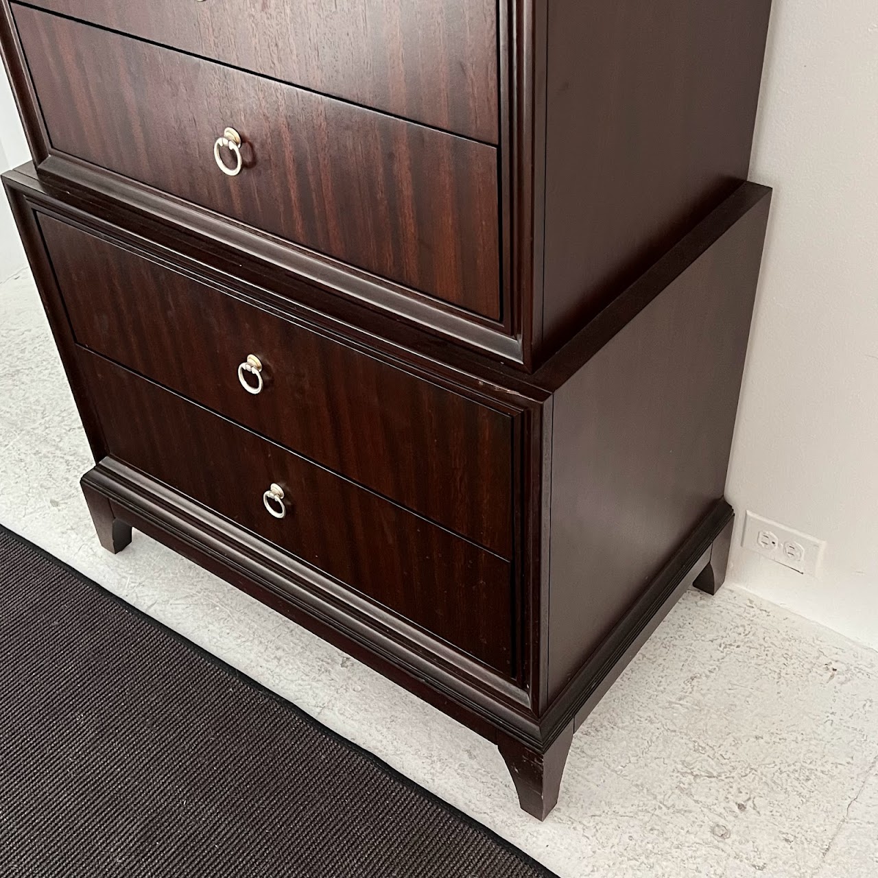 Ethan Allen Tiered Six-Drawer Highboy Dresser