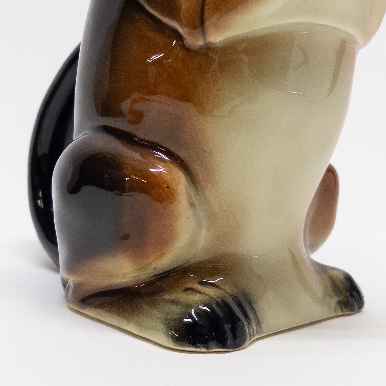 German Begging Hound Dog Ceramic Teapot