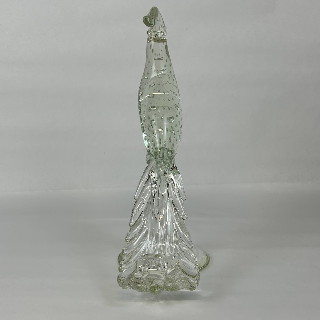 Art Glass Pheasant Statuette