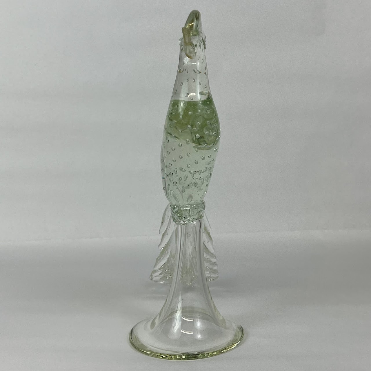 Art Glass Pheasant Statuette