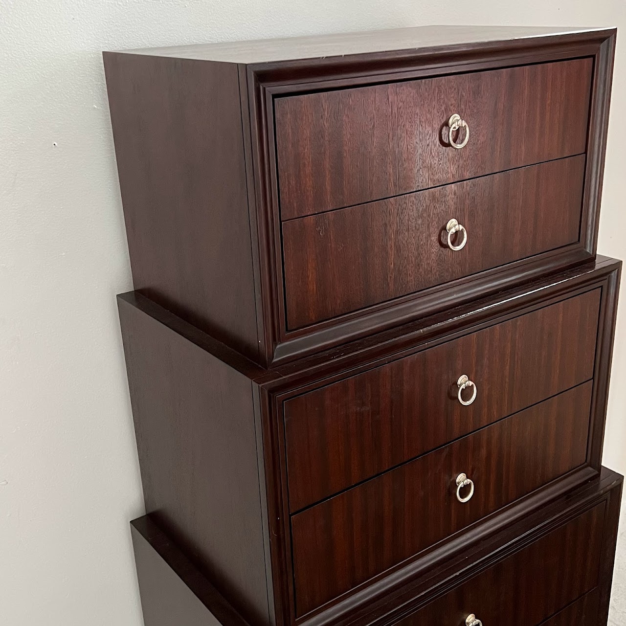 Ethan Allen Tiered Six-Drawer Highboy Dresser