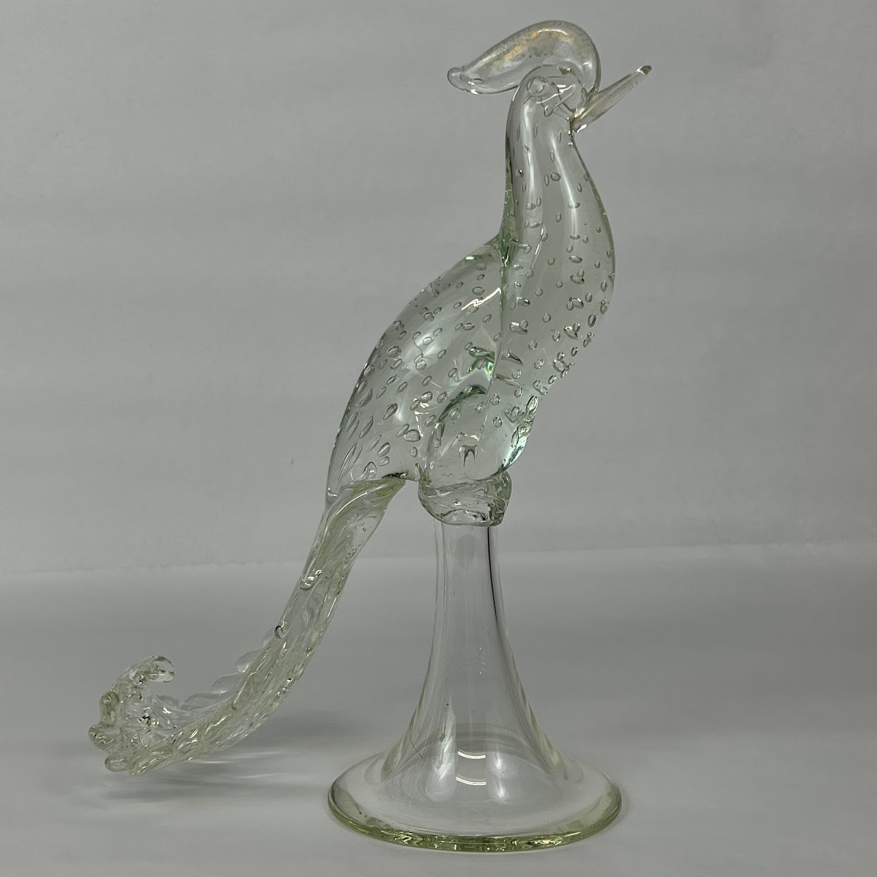 Art Glass Pheasant Statuette