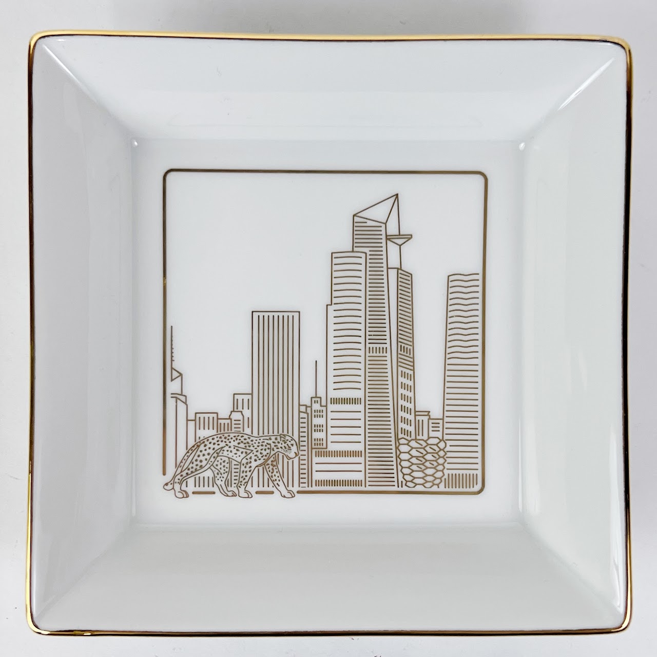 Cartier Fine Porcelain 20 Hudson Yards Commemorative Dish