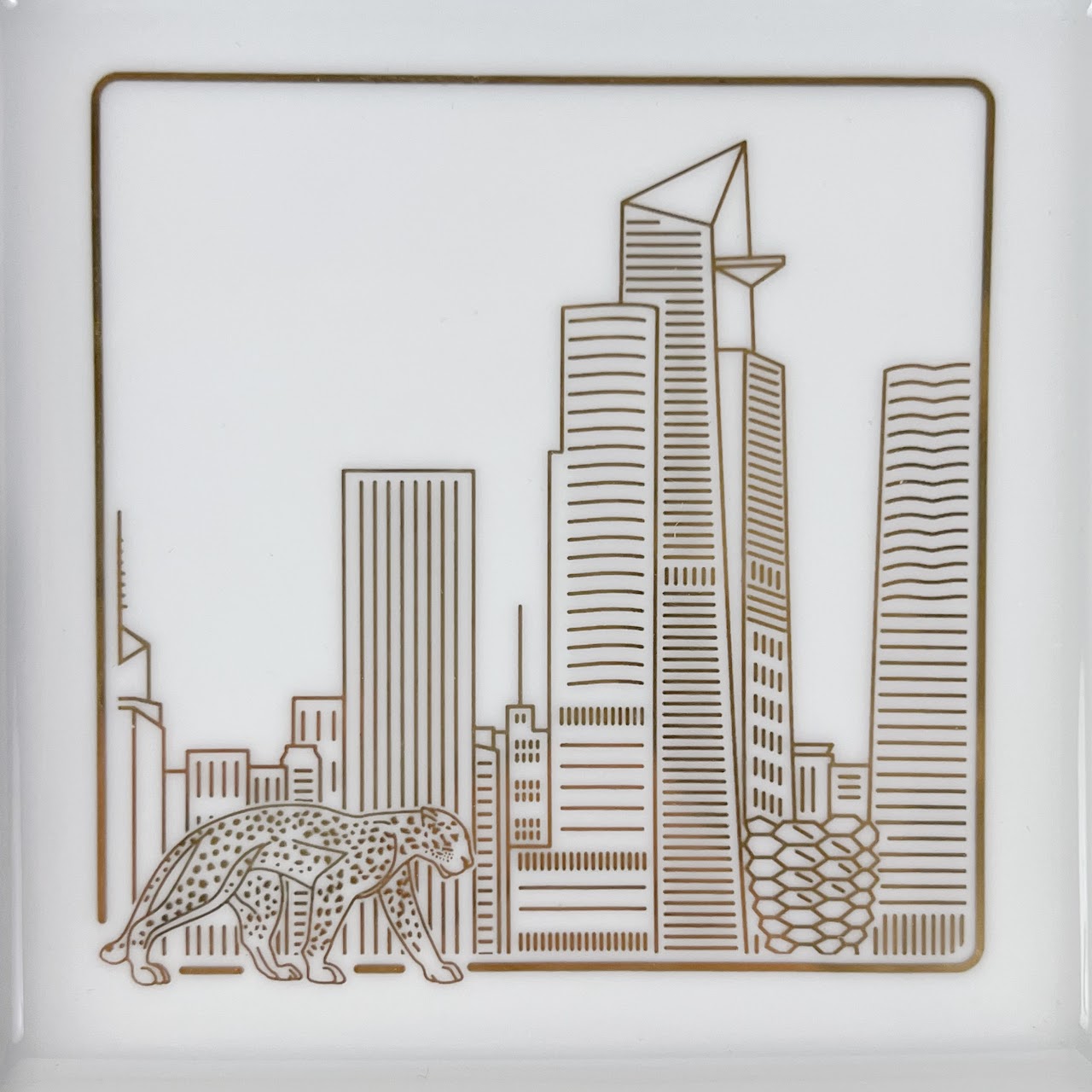 Cartier Fine Porcelain 20 Hudson Yards Commemorative Dish