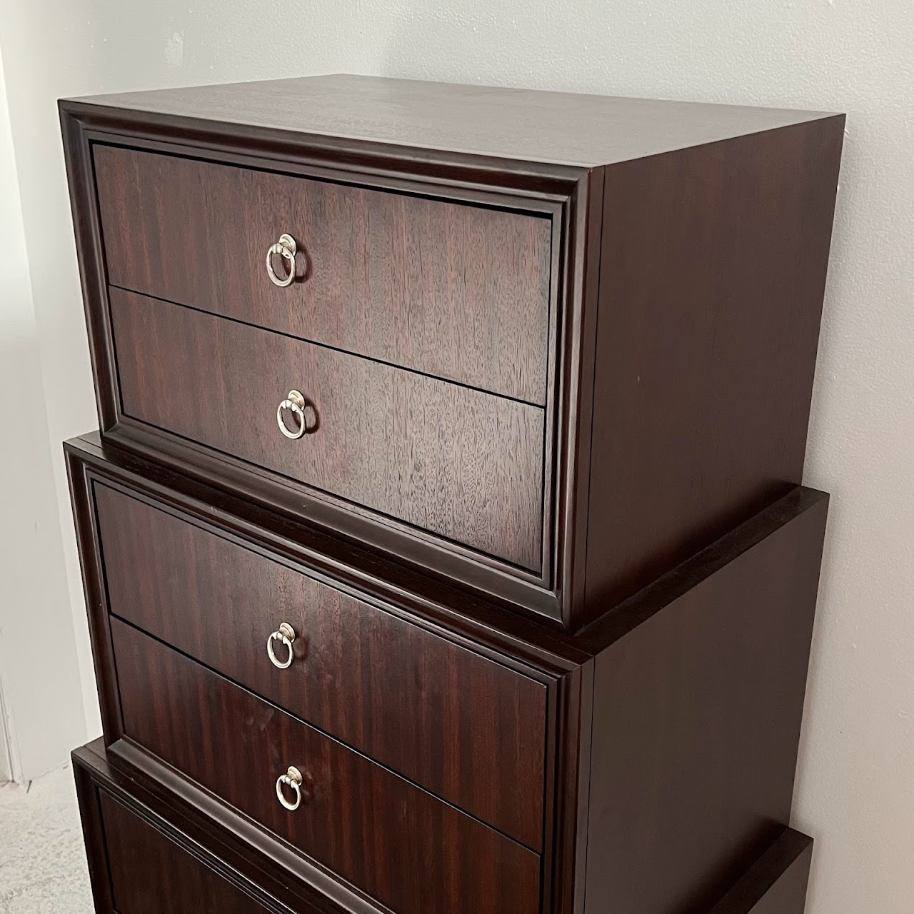 Ethan Allen Tiered Six-Drawer Highboy Dresser