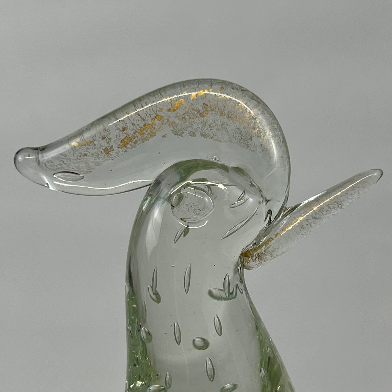 Art Glass Pheasant Statuette