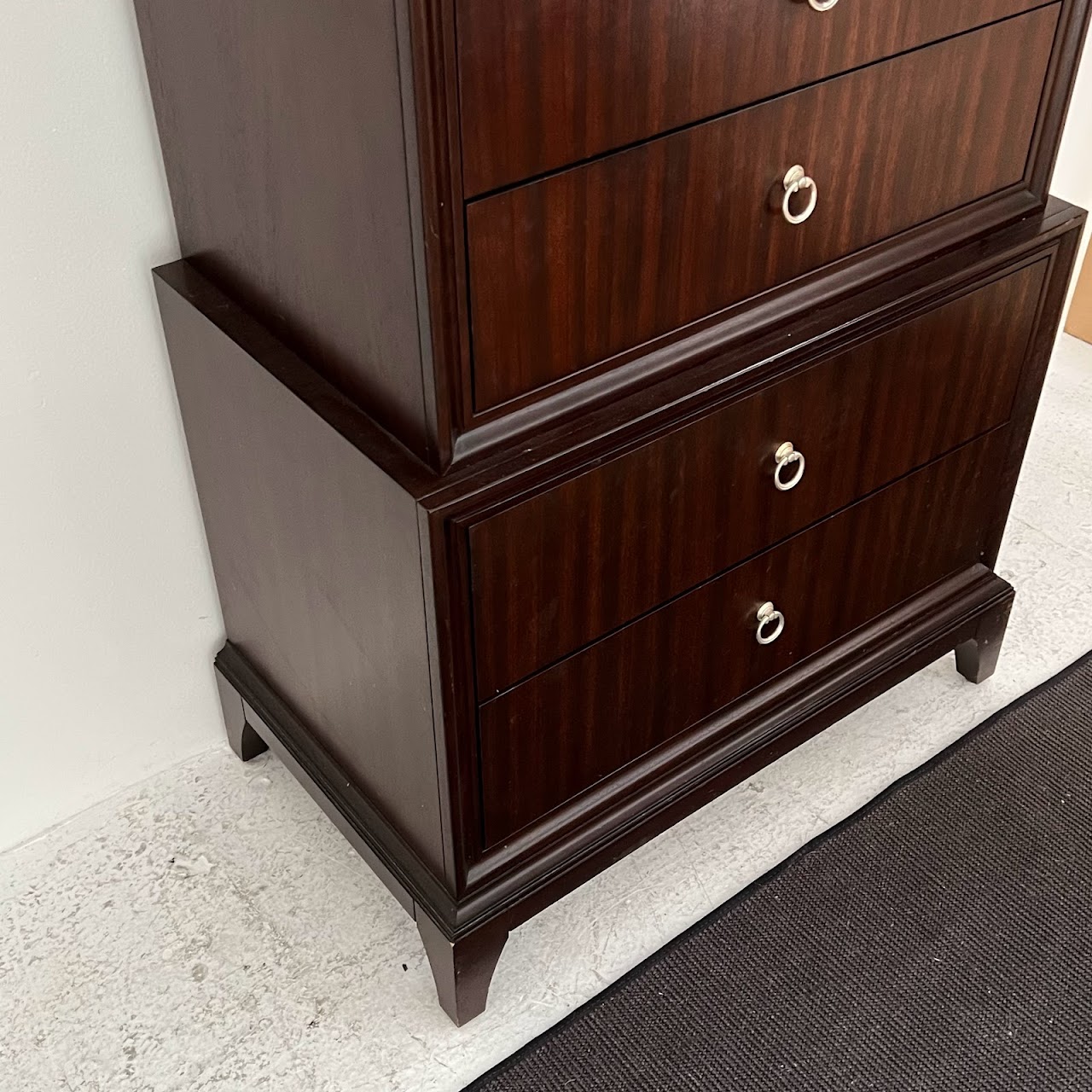 Ethan Allen Tiered Six-Drawer Highboy Dresser