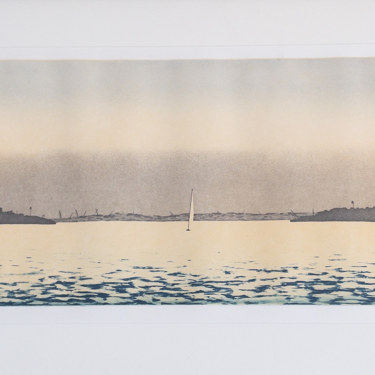 Bill Sullivan Signed 'Harbor of Hope IV' Etching