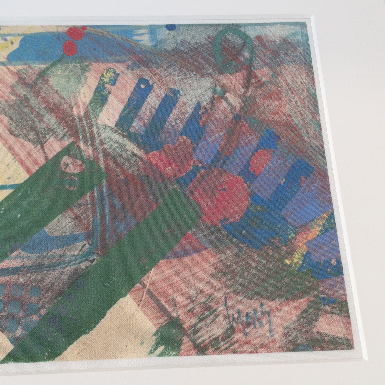 Mitch Lyons Signed Clay Monoprint