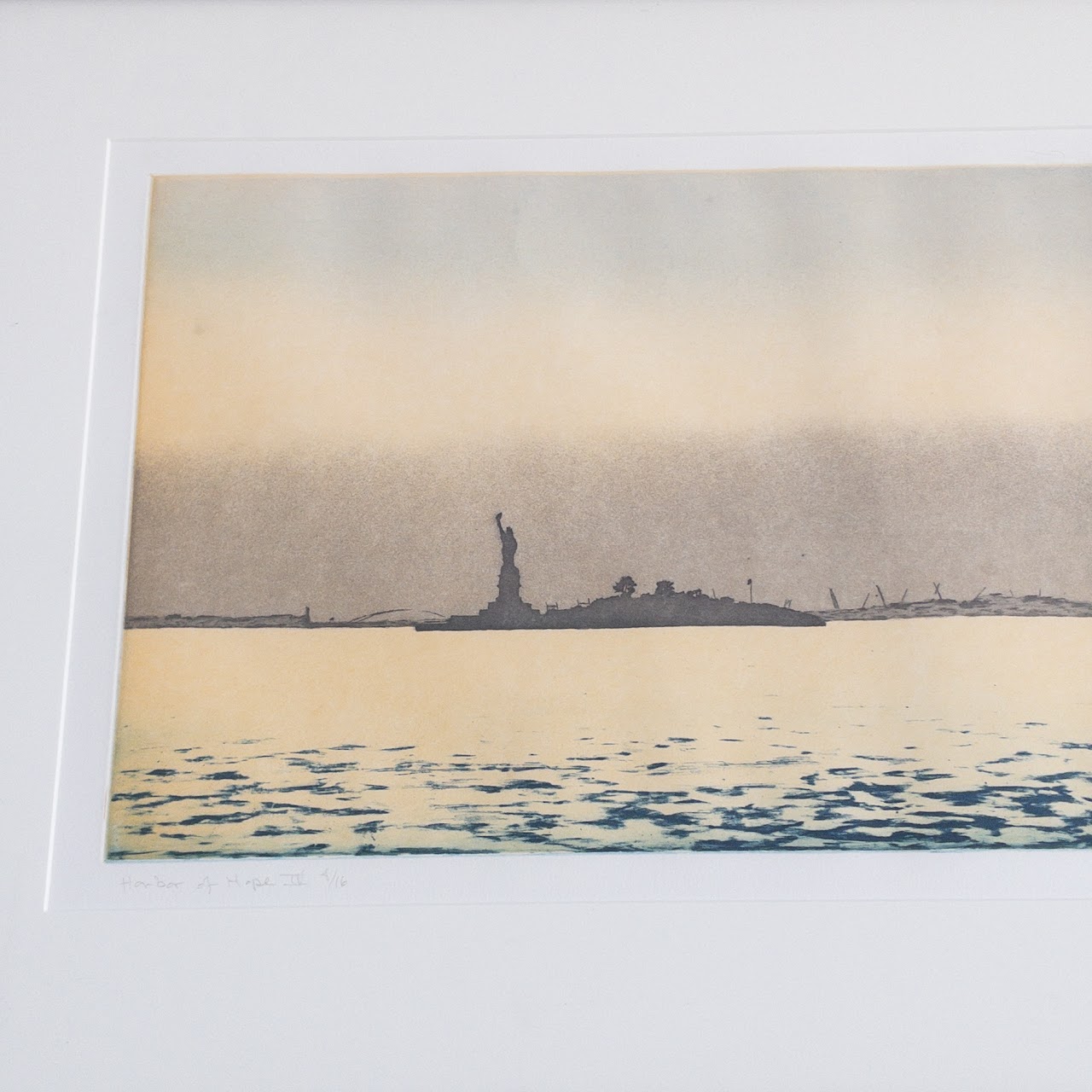 Bill Sullivan Signed 'Harbor of Hope IV' Etching