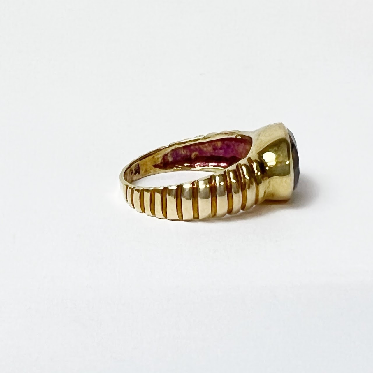 14K Gold and Amethyst Ring