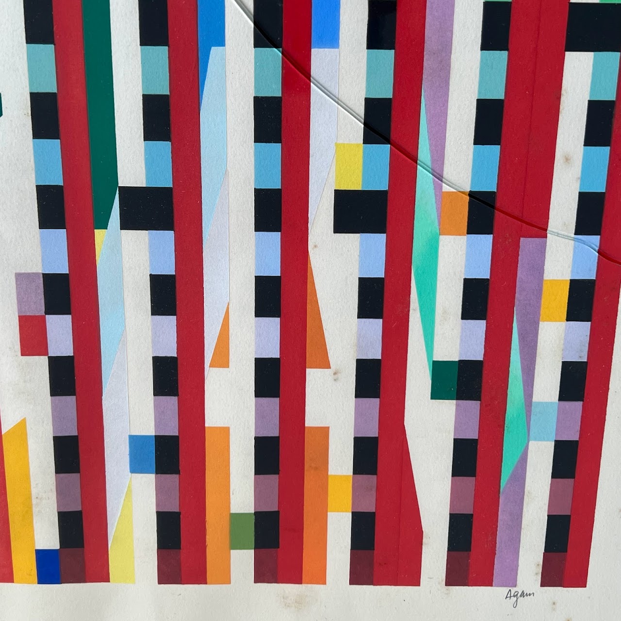 Yaacov Agam Signed Serigaph