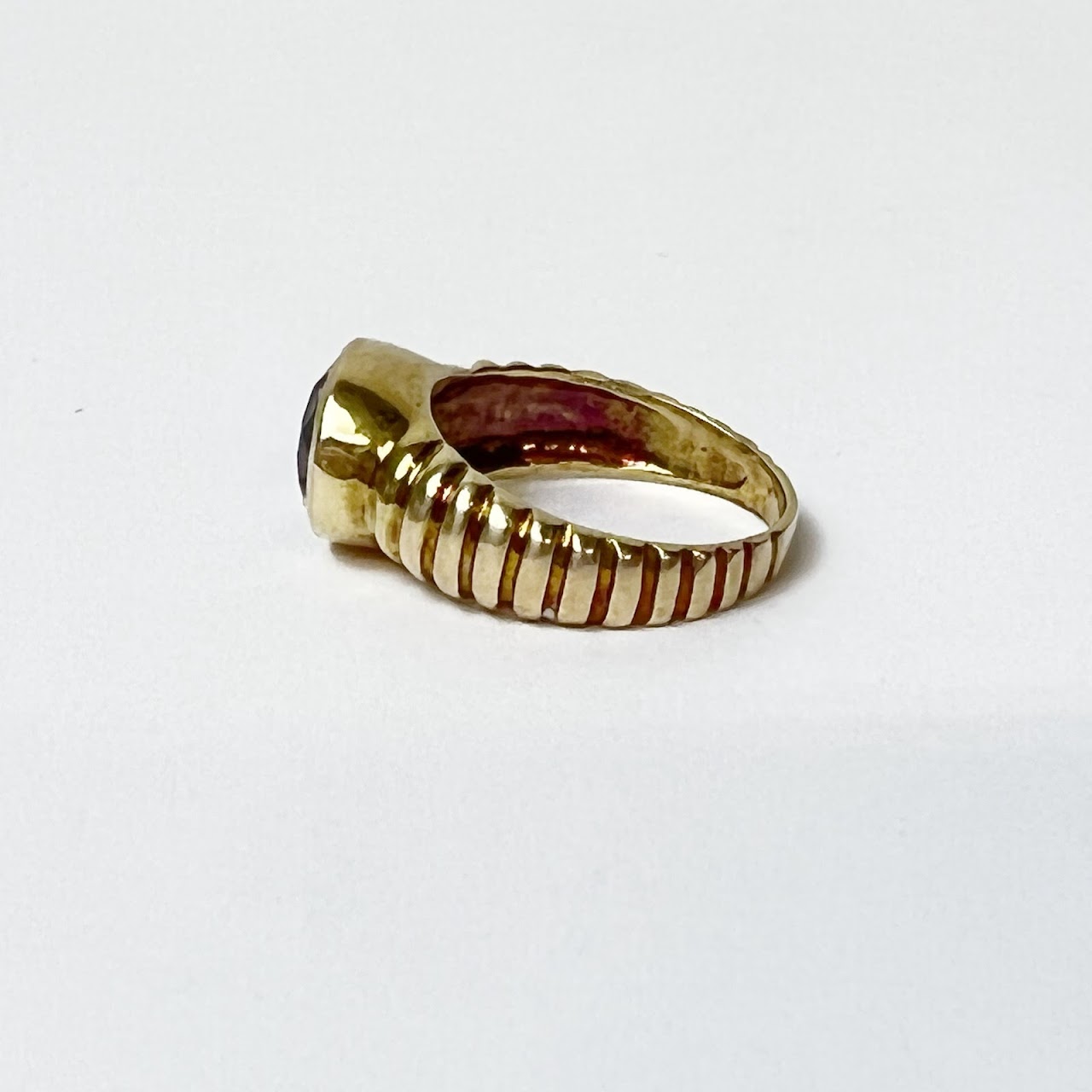 14K Gold and Amethyst Ring