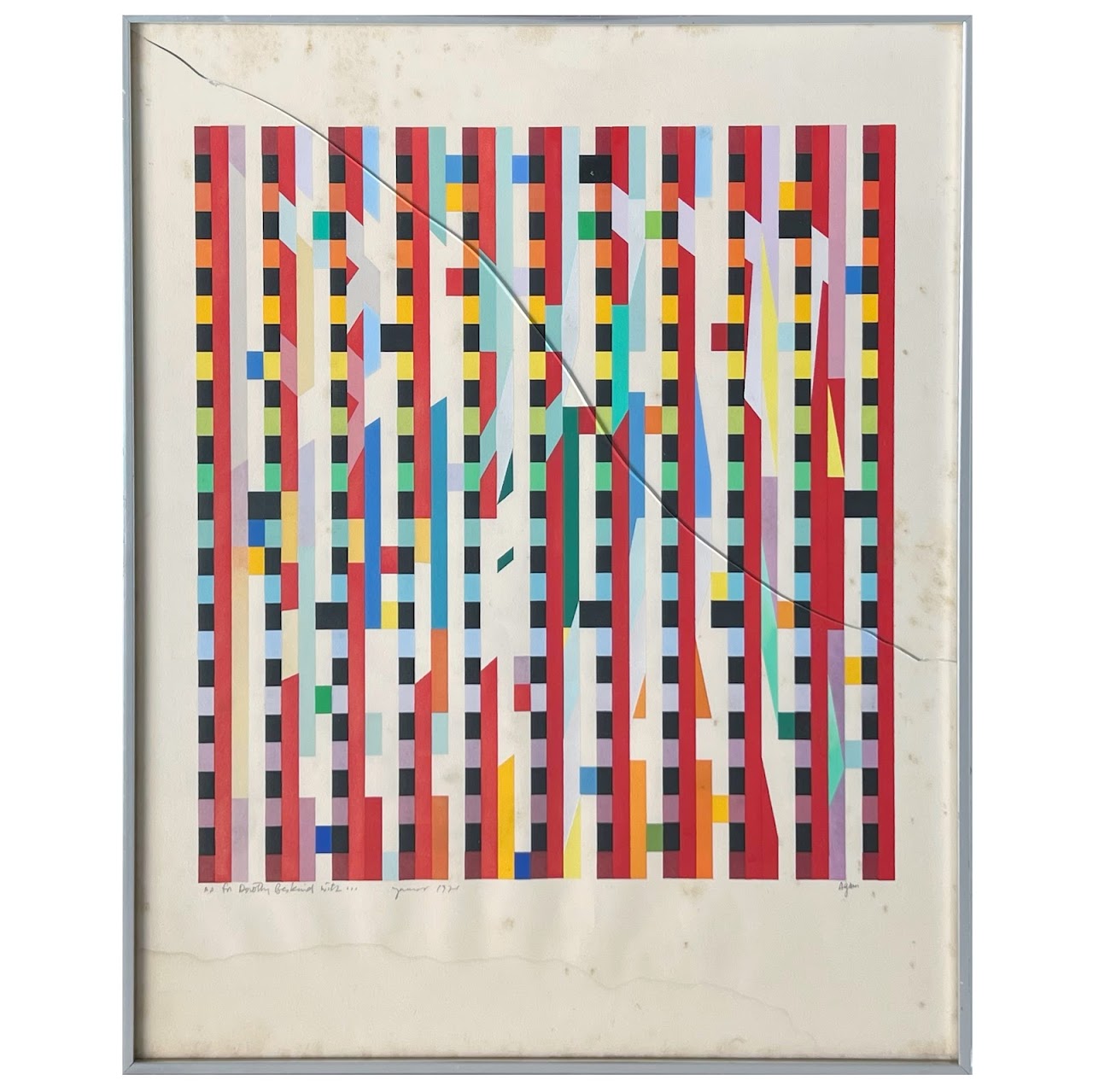 Yaacov Agam Signed Serigaph