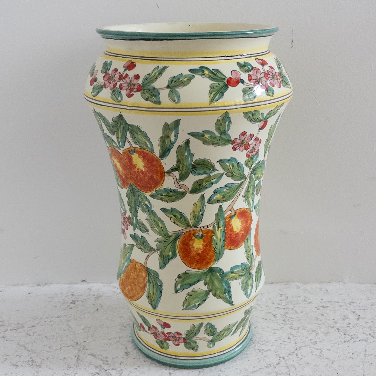 Deruta Large Scale Italian Ceramic Vase