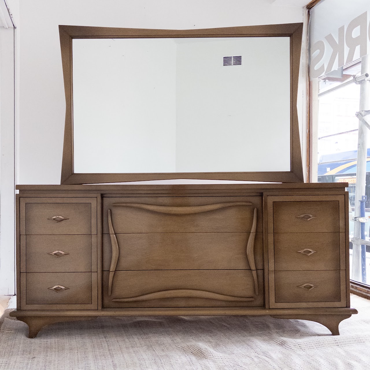 Mid-Century Vanity Dresser