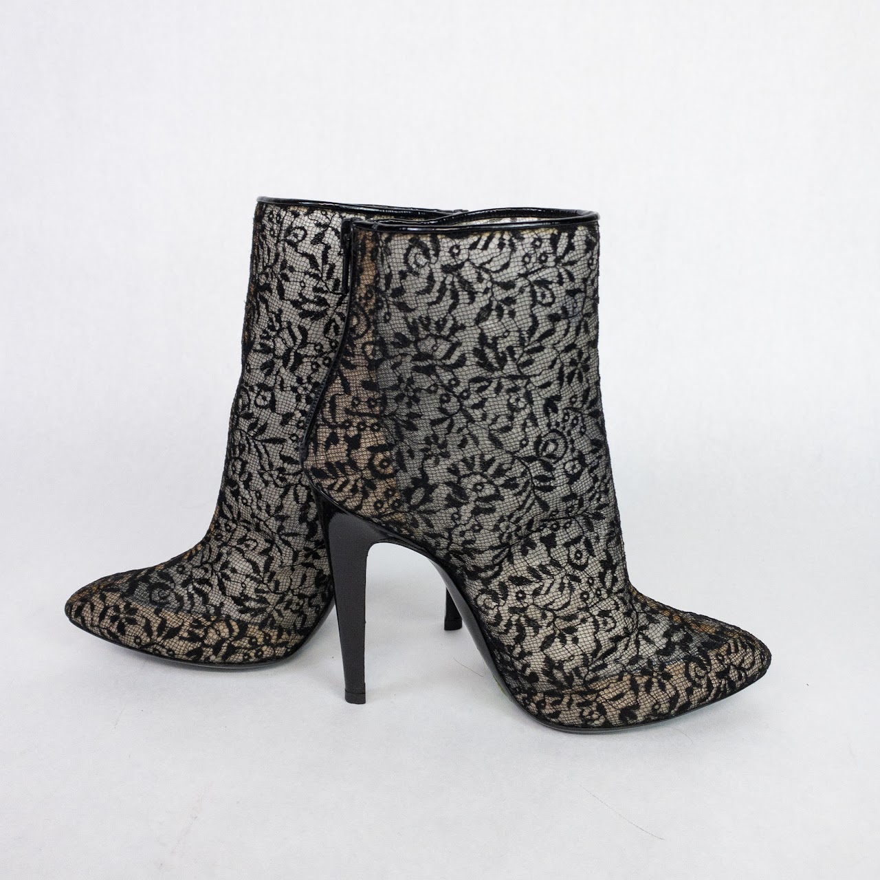 Bottega Veneta Lace Ankle Booties