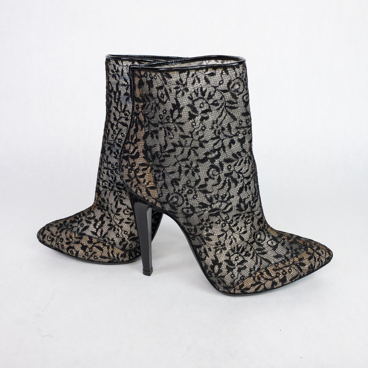 Bottega Veneta Lace Ankle Booties