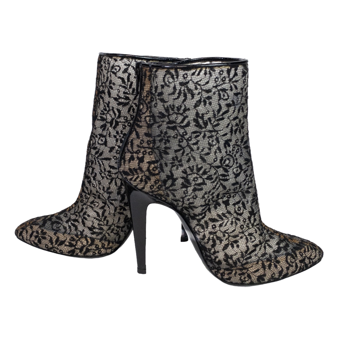 Bottega Veneta Lace Ankle Booties