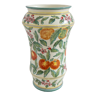 Deruta Large Scale Italian Ceramic Vase