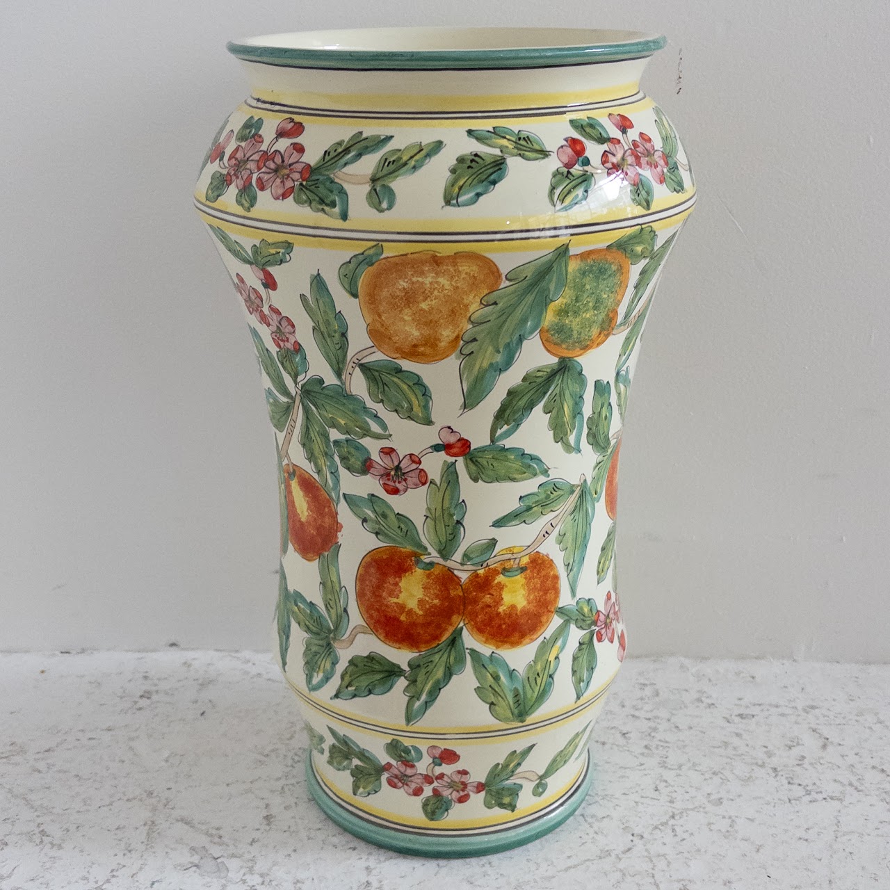 Deruta Large Scale Italian Ceramic Vase