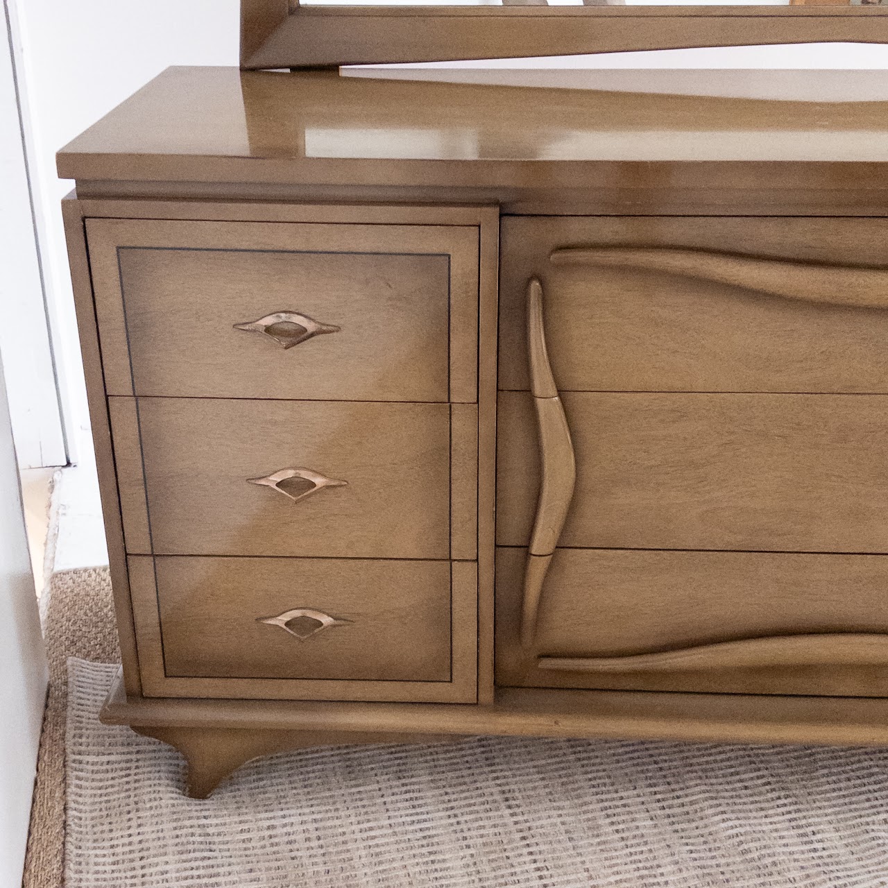 Mid-Century Vanity Dresser