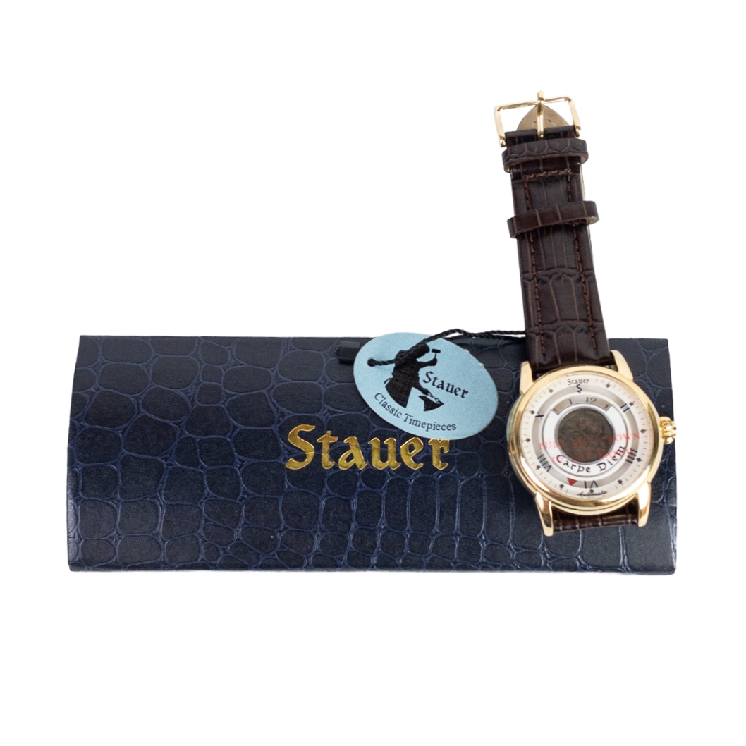 Stauer 'Crusader' Antique Coin Watch