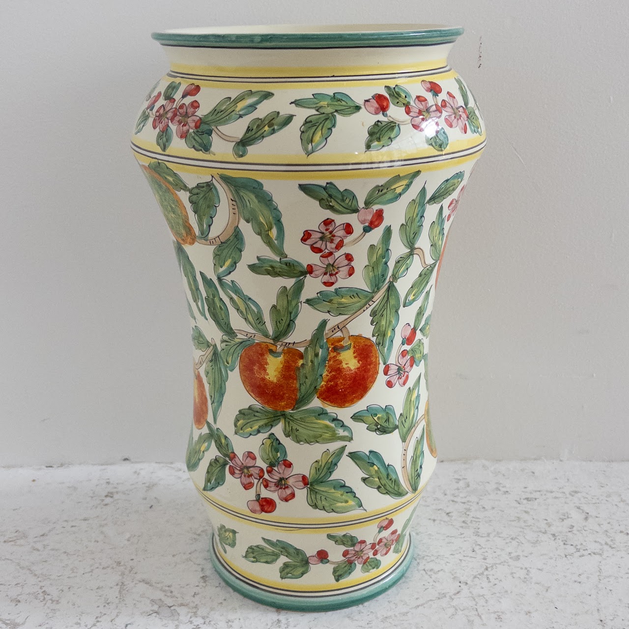 Deruta Large Scale Italian Ceramic Vase