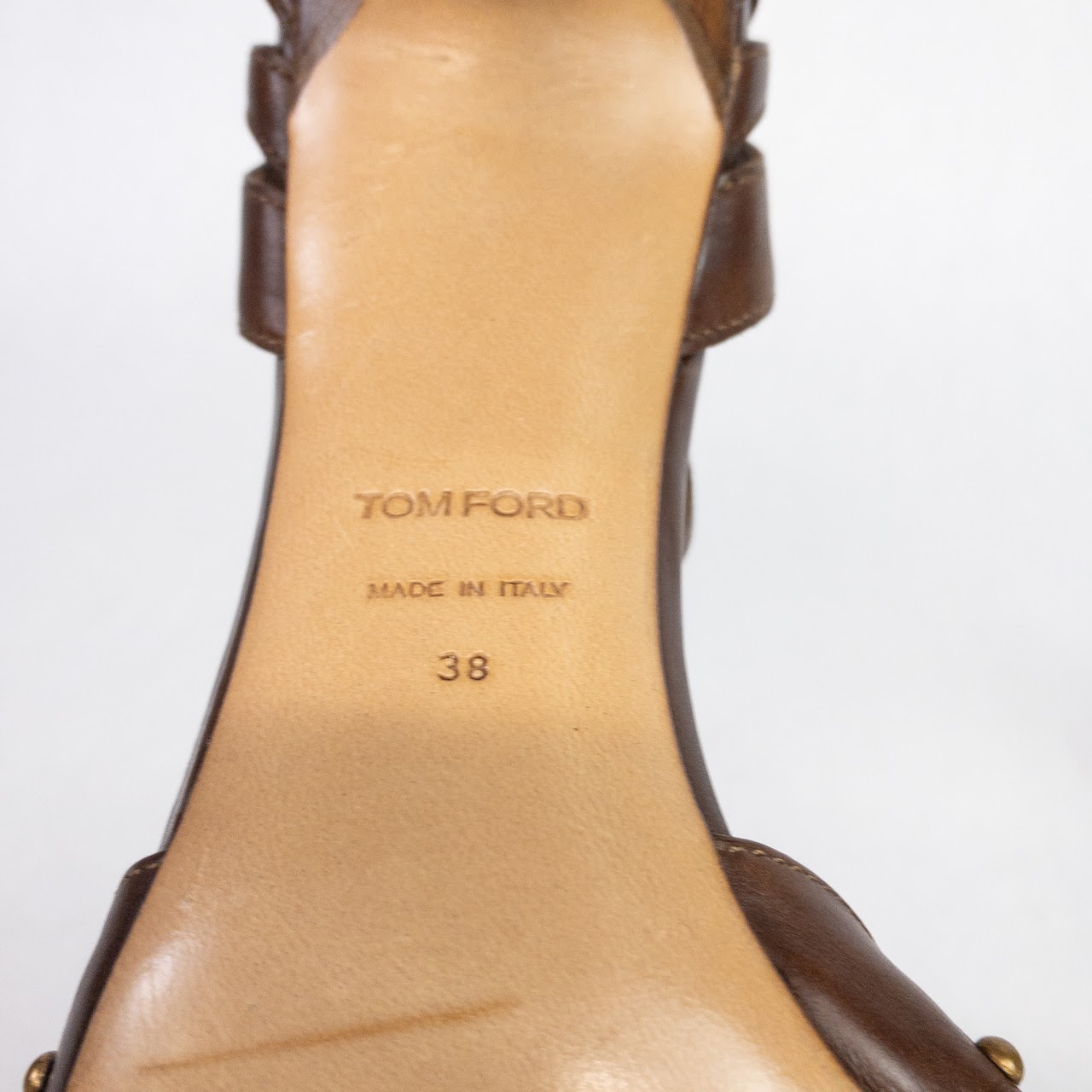 Tom Ford Teak Sandals