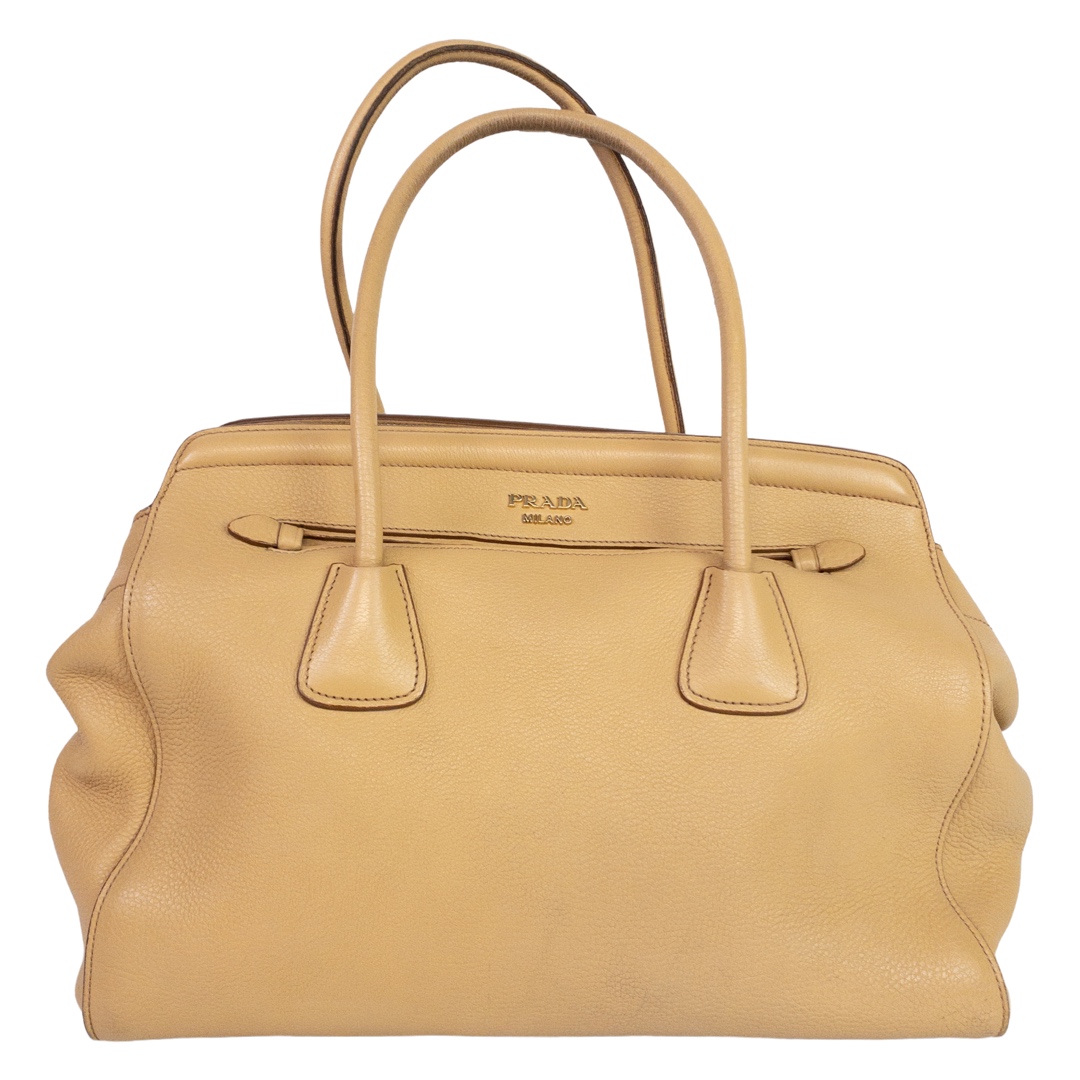 Prada Vitello Daino Leather Handbag