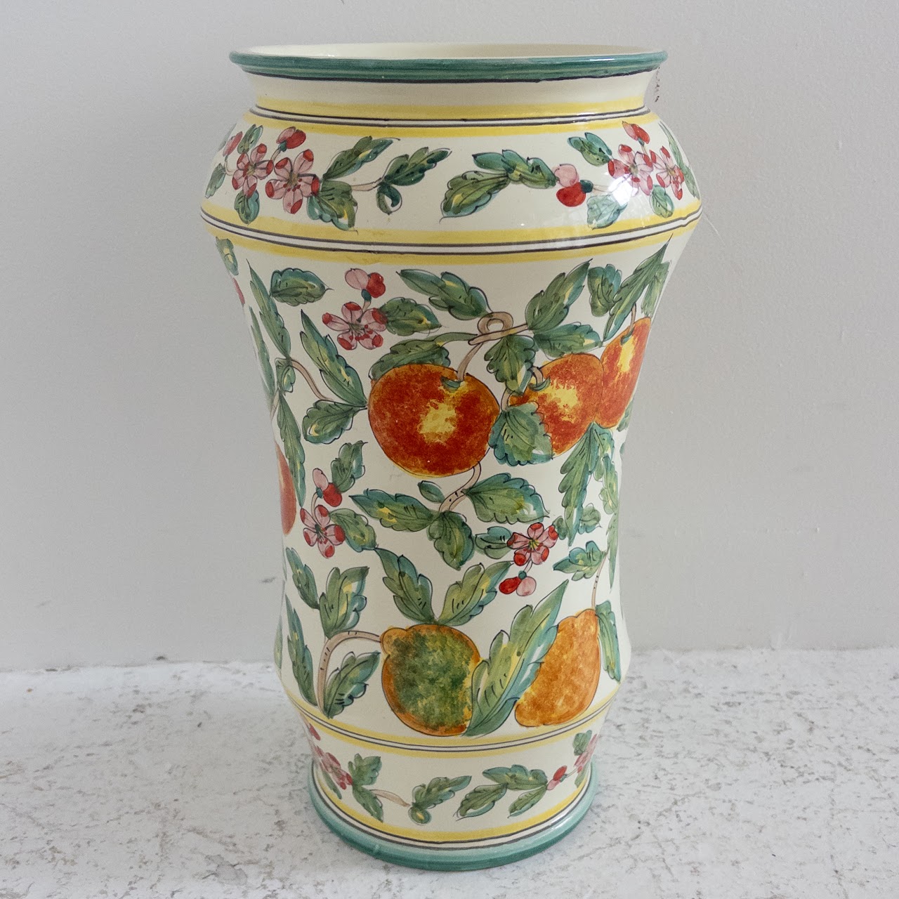 Deruta Large Scale Italian Ceramic Vase