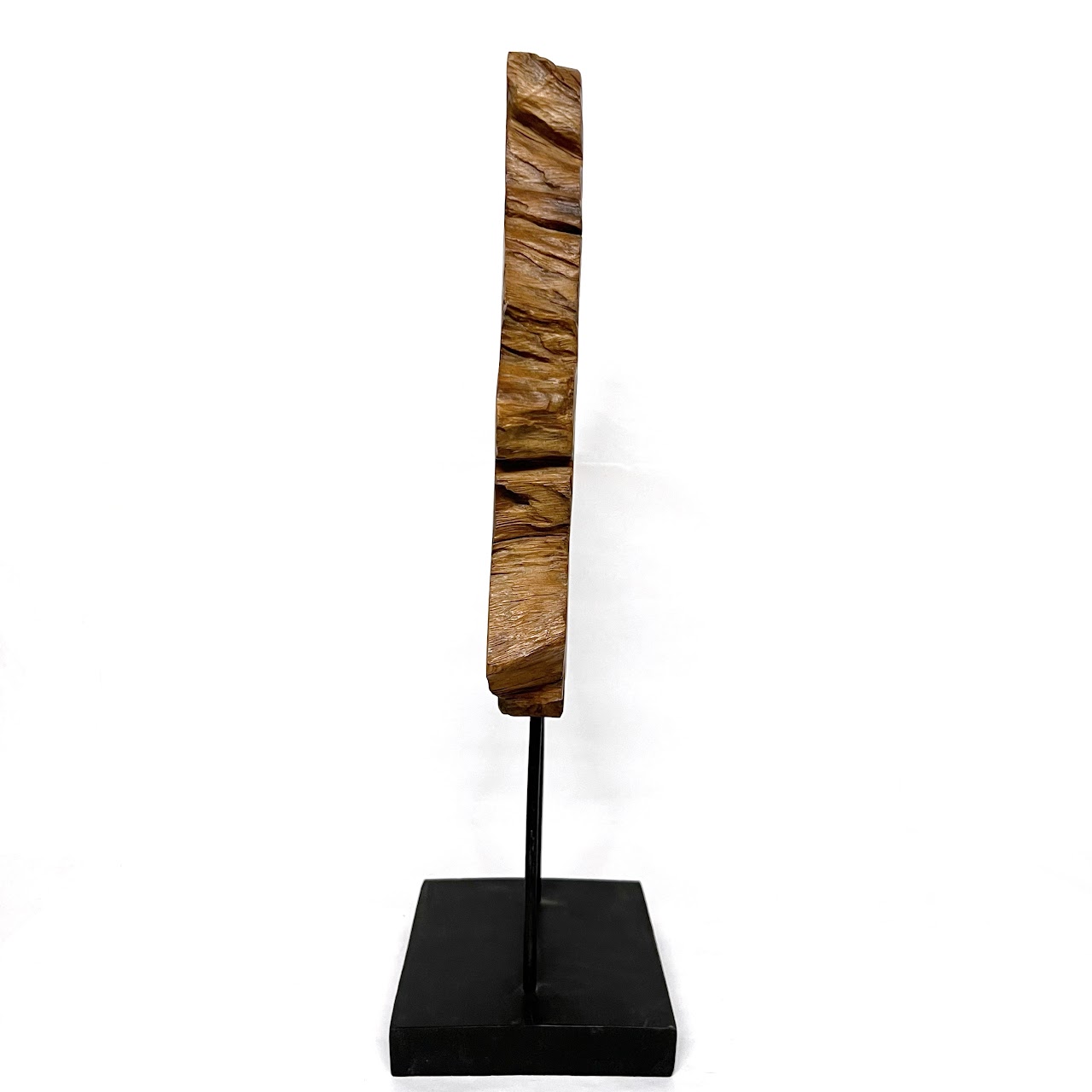 Teak Burl Slab Sculpture