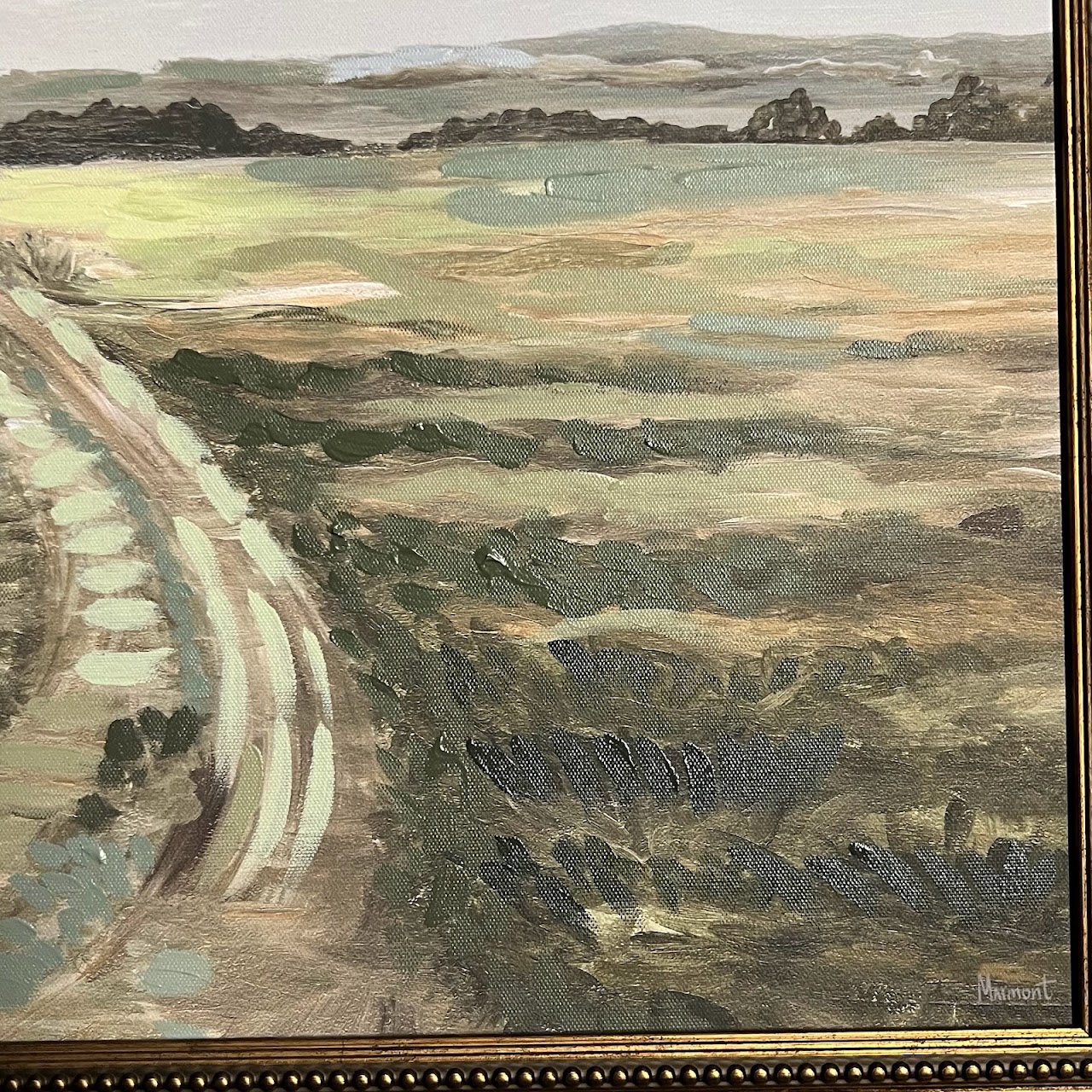 Marmont Signed Contemporary Landscape Painting