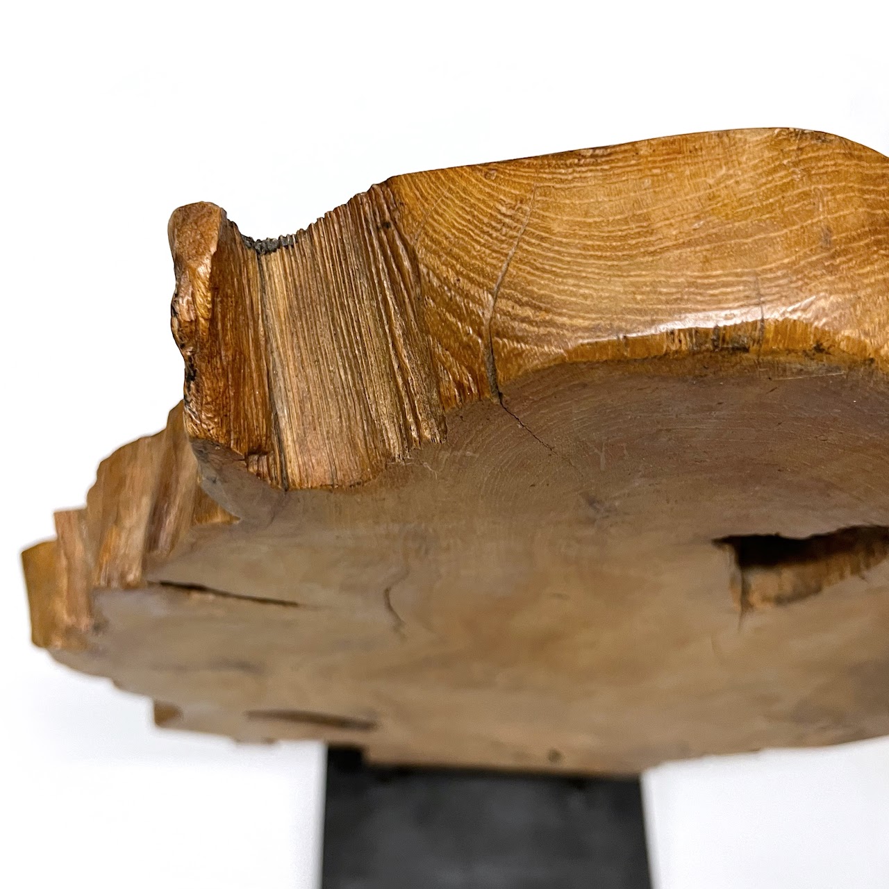 Teak Burl Slab Sculpture