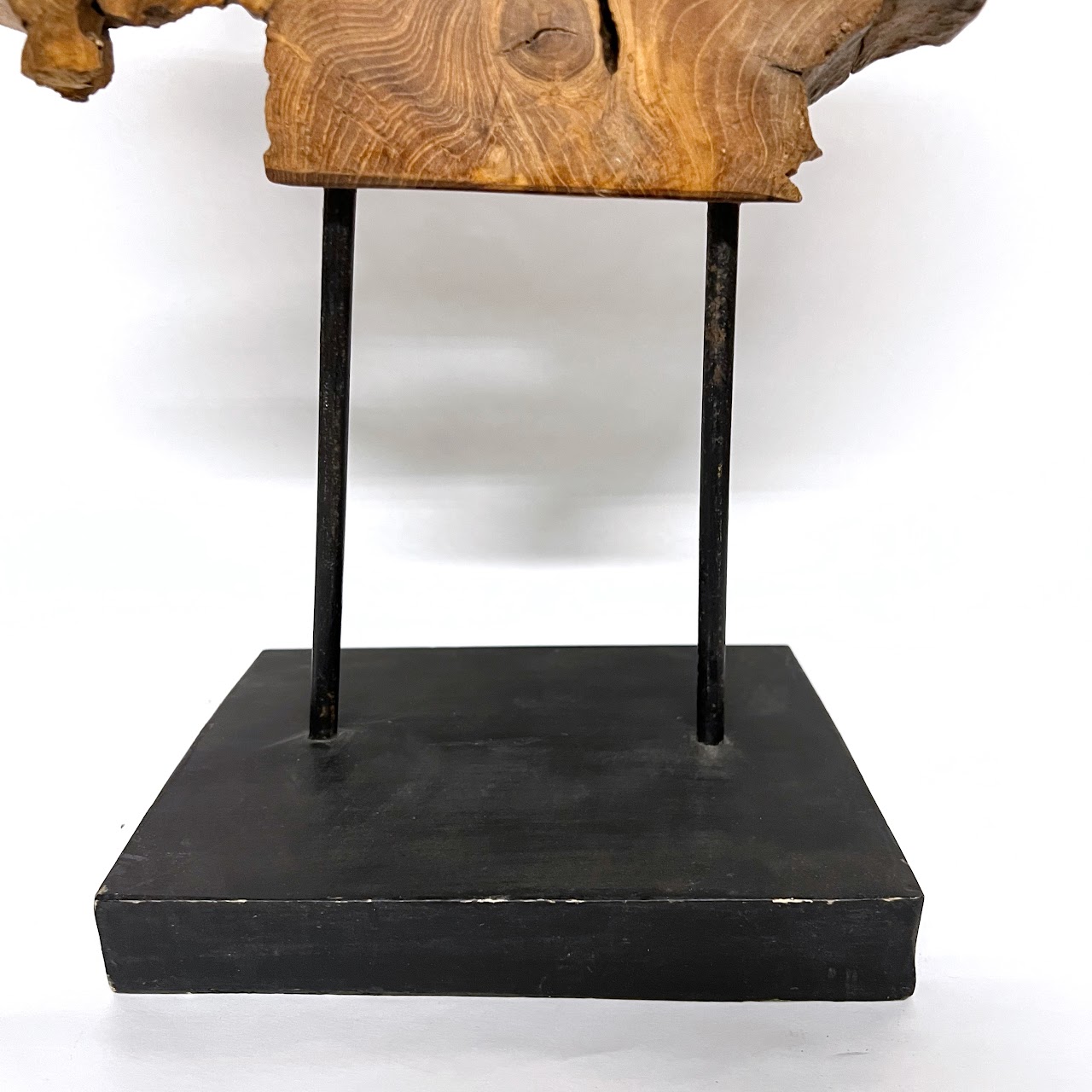 Teak Burl Slab Sculpture