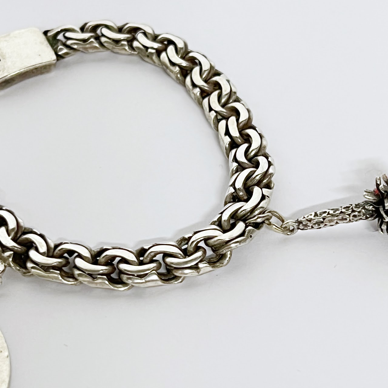 Sterling Silver Tencha 1960s Charm Bracelet
