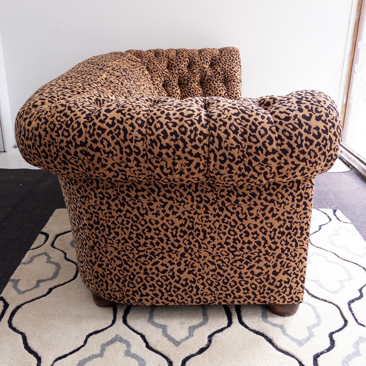 leopard print chesterfield sofa        <h3 class=