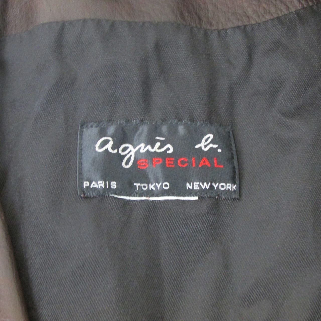 Agnès B. Special Leather Jacket