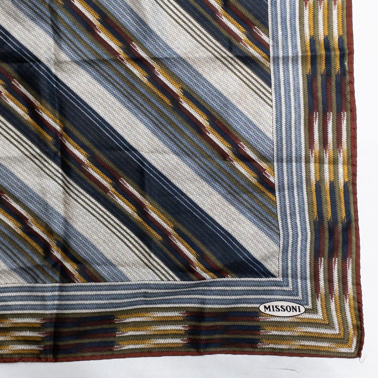 Missoni Diagonal Pattern Scarf