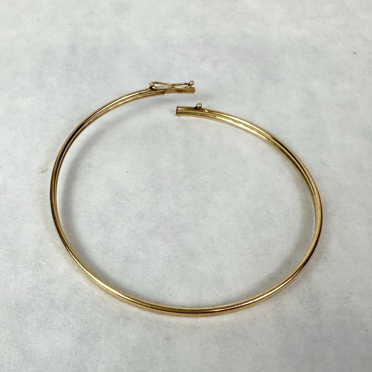 14K Gold Hoop Bracelet