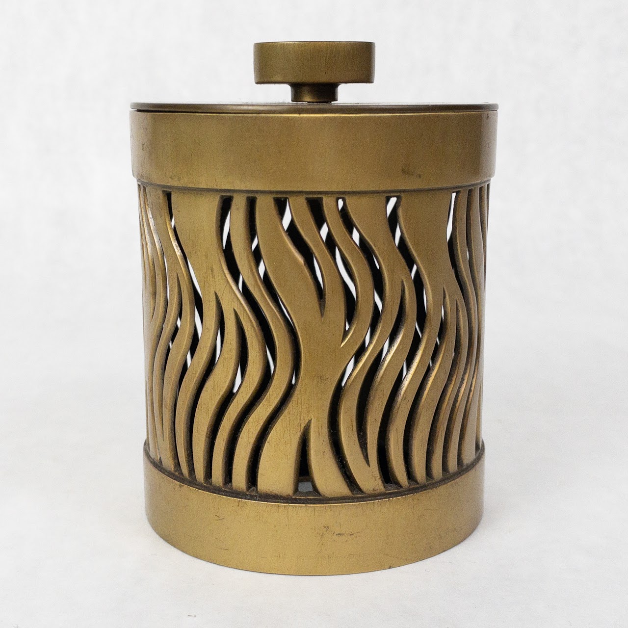 Cartier Brass Candle Holder