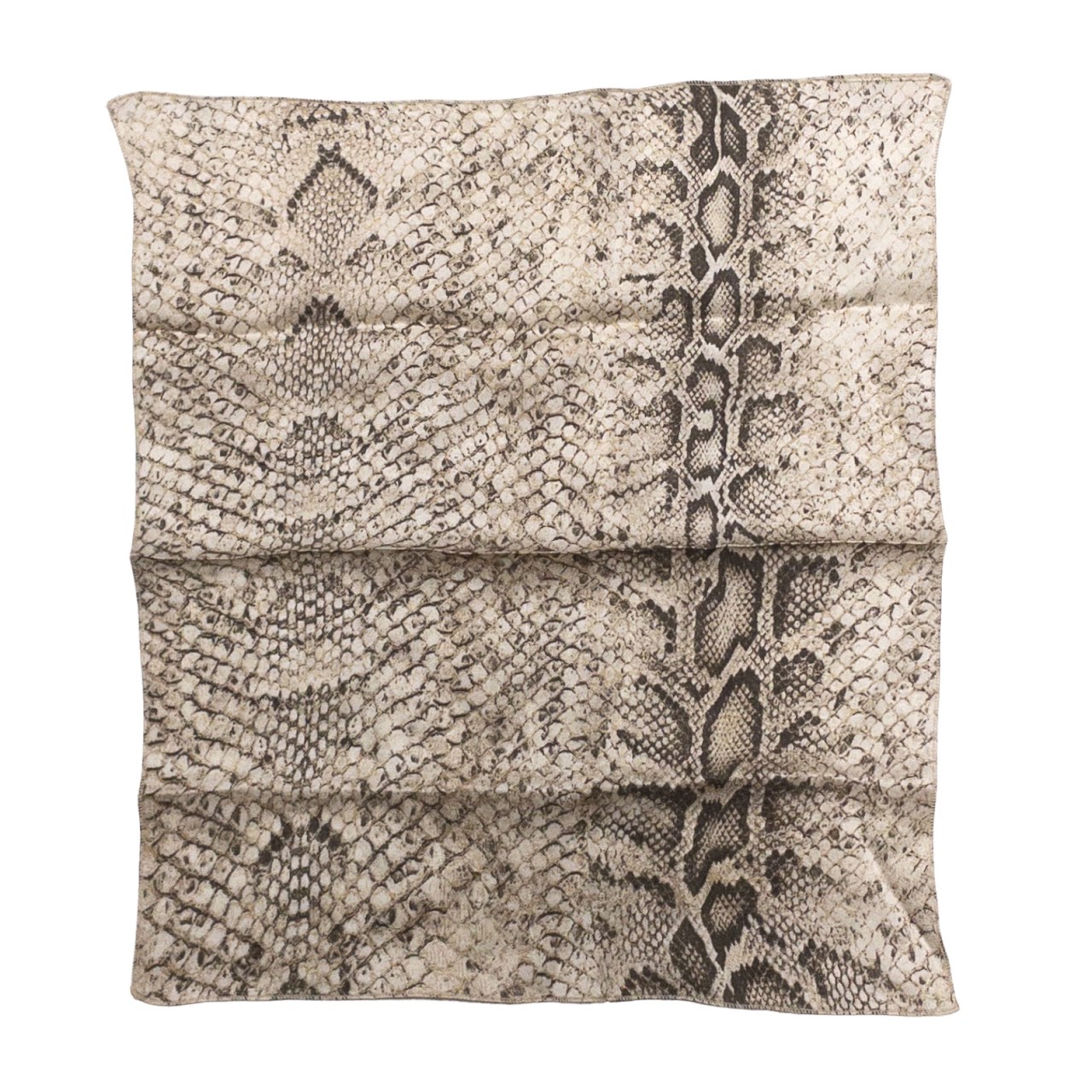 Roberto Cavalli Snake Pattern Pocket Square