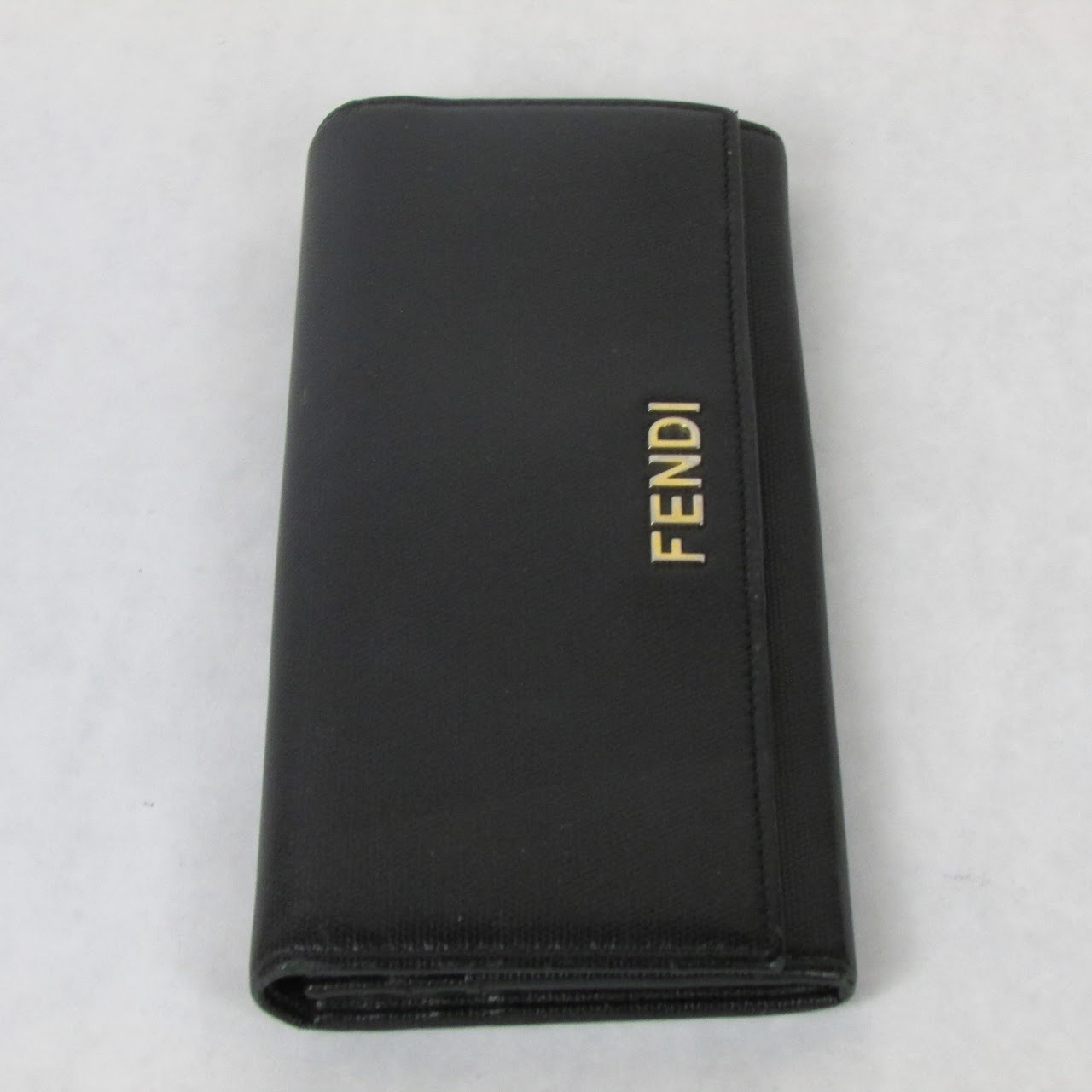 Fendi Textured Leather Continental Wallet