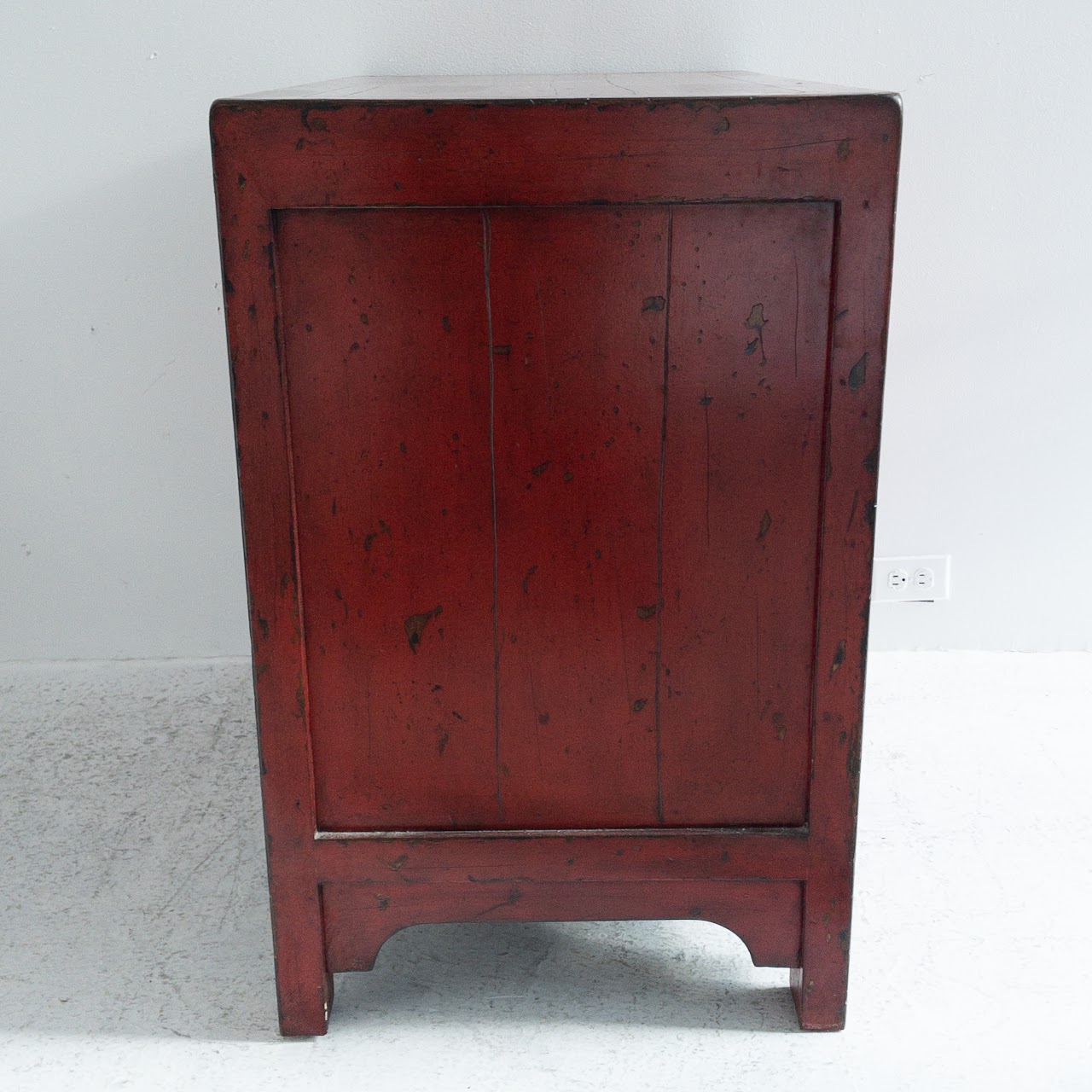 Pottery Barn Emmett Ming Red Cabinet #1